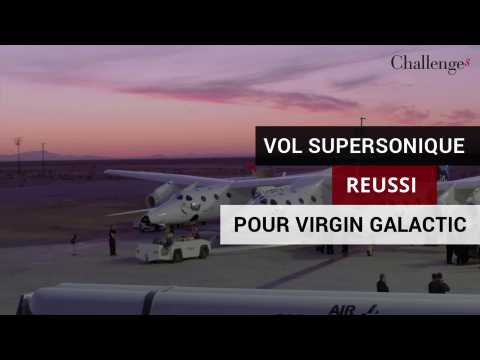 Virgin Galactic réussit son deuxième vol supersonique 
