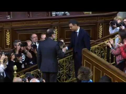 Parliament ousts Spain PM, replaced by Socialist leader