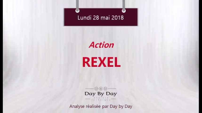 Illustration pour la vidéo Action Rexel - la tendance reste baissiere - Flash Analyse IG 28.05.2018