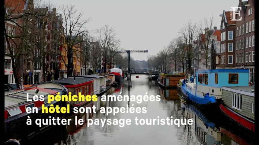 Illustration pour la vidéo Amsterdam dégaine un arsenal contre le tourisme de masse