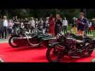 The Moto Major Best of show of the Concorso d Eleganza dedicated to historic motorcycles