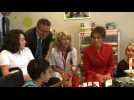 Melania Trump visit Paris children's hospital