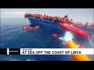 Dramatic scenes as migrants rescued off Libyan coast