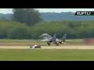 Formula 1 Race Car Takes On Fighter Jet in Epic Drag Race