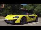 McLaren 570S Spider Driving Video in Sicilian Yellow | AutoMotoTV
