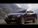 Alfa Romeo Stelvio Drive Day Exterior Design in Blue | AutoMotoTV