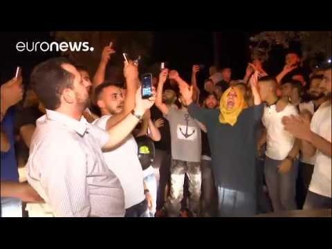 Palestinians celebrate as barriers removed from Jerusalem holy site