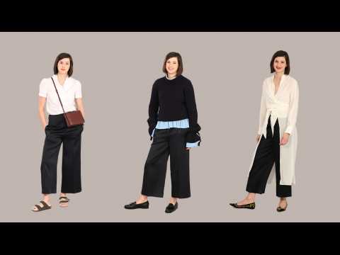 How to style wide-legged trousers three ways