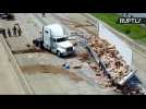 Say Cheese? Semi Spills Thousands of Pizzas on Little Rock Highway