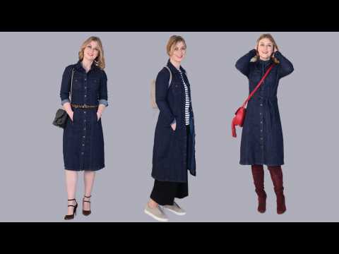 How to style a shirt dress for work, weekend and evening