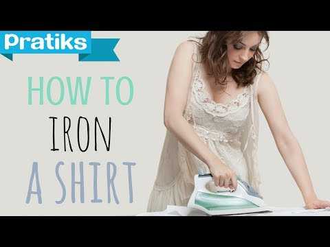 How to iron a shirt: Lea’s tips