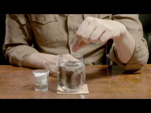 How to perform the ice cube pick-up trick