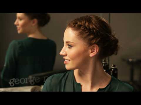 George Northwood's braided up-do in 60 seconds
