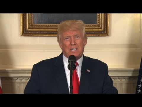 Trump condemns 'racist' violence in Charlottesville