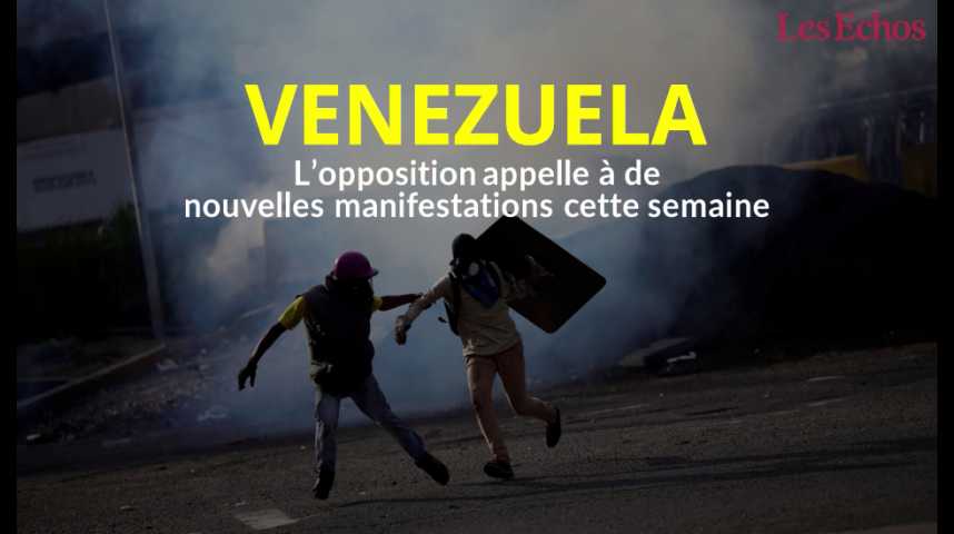 Illustration pour la vidéo Venezuela : l’opposition appelle à de nouvelles manifestations cette semaine