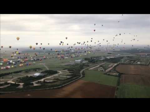 France: Hot air balloons colour the skies at intl festival