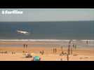 Footage emerges of plane that killed two on Portugal beach