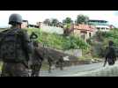Army and police in show of force in Rio de Janeiro slums