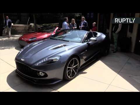Aston Martin Drops the New Vanquish Zagato at Cali Car Show