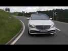 Mercedes-Benz S 560 Driving Video in Diamond white bright | AutoMotoTV