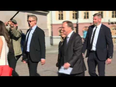 Swedish PM Lofven casts ballot in general election