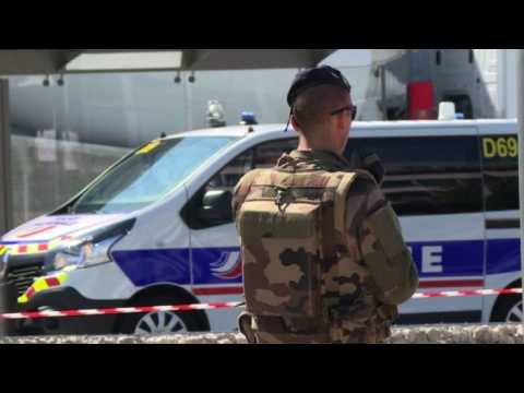 Driver rams French airport terminal before runway chase