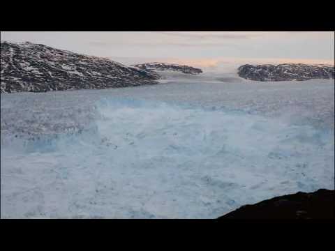 Watch: Massive chunk of ice breaks from Greenland glacier