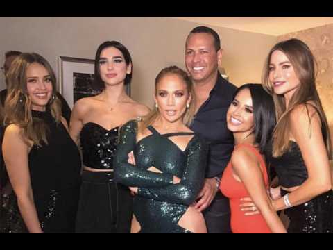 Jennifer Lopez parties with famous friends in Vegas