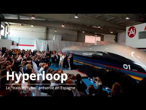 Hyperloop TT présente son "train du futur"