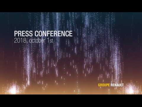 Conférence de presse Renault - Carlos Ghosn