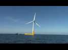 France installs its first floating wind turbine