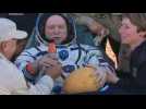 Astronauts return to Earth from ISS amid US-Russia tensions