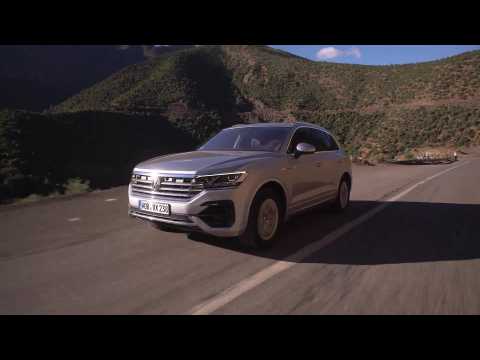 Volkswagen Touareg in Marocco on the road