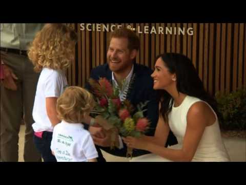 Prince Harry and Meghan visit Taronga Zoo in Sydney