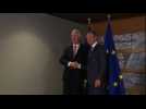 Donald Tusk meets Michel Barnier in Brussels ahead of EU summit