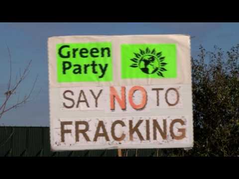 Protests as UK begins drilling first fracking well