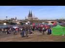 Protest against Erdogan begins in Cologne - Label : AFPTV - First images - Category : News