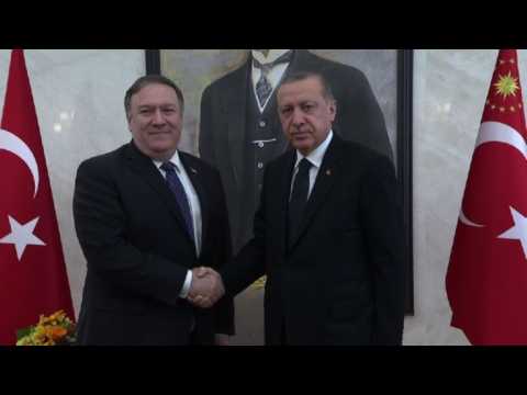 Pompeo meets Erdogan as Saudi faces new claims over Khashoggi
