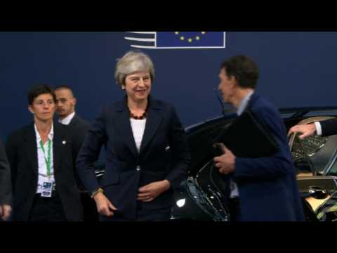 EU leaders and May in Brussels for a Brexit summit