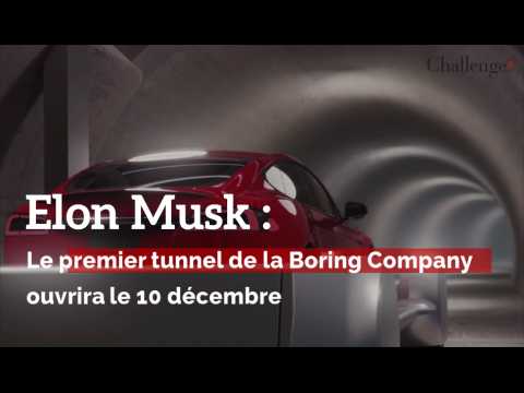 Elon Musk : ﻿Le premier tunnel de la Boring Company ouvrira le 10 décembre