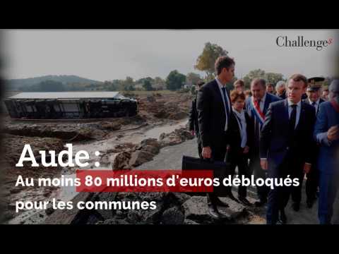 Inondations dans l'Aude: au moins 80 millions d'euros débloqués pour les communes 