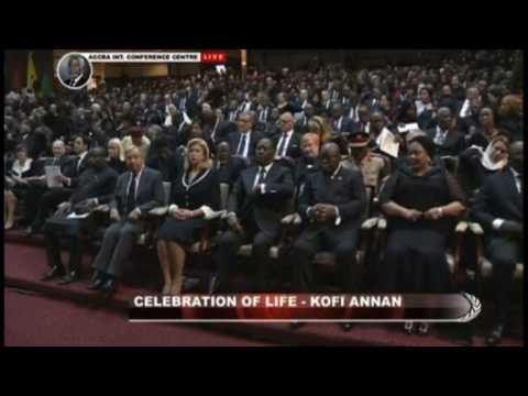 World leaders attend Kofi Annan's state funeral in Ghana