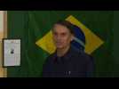 Far-right candidate Bolsonaro votes in Brazil elections - Label : AFPTV - First images - Category : News