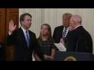 Kavanaugh officially sworn in as Supreme Court Justice - Label : AFPTV - First images - Category : News