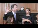 Judge Brett Kavanaugh taking oath after Senate confirmation vote - Label : AFPTV - First images - Category : News