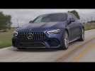 Mercedes AMG GT 63 S 4MATIC+ Driving Video in Brilliant blue