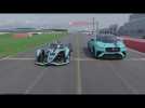 Panasonic Jaguar Racing I TYPE 3 on the Track
