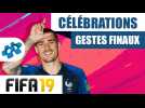 Vid�o FIFA 19 : Les c�l�brations de gestes finaux