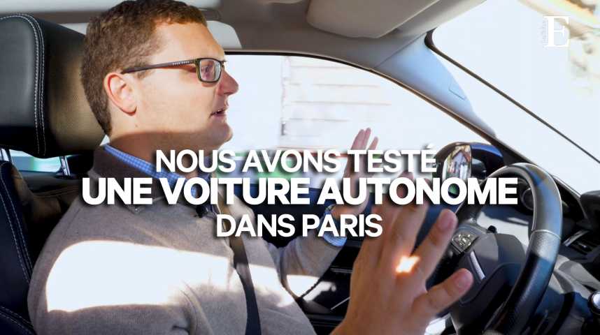 Illustration pour la vidéo Nous avons testé une voiture autonome dans Paris (et on est toujours vivants)