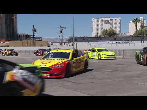 NASCAR Cars Staged at the Las Vegas Convention Center